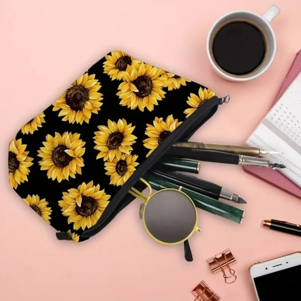Sunflower Cosmetic Bag